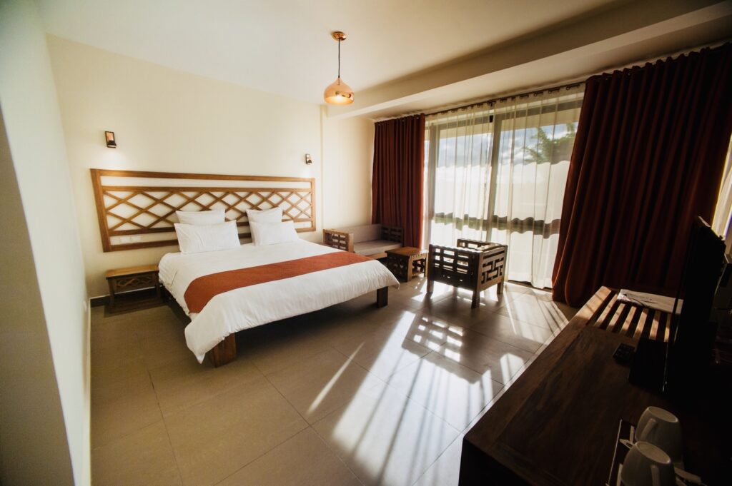 Chambre spacieuse et confortable de l’hôtel Royal Palace 3 étoiles à Antsirabe